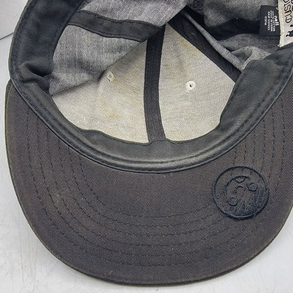 Neff Hat Adults Adjustable Snapback Gray Black Embroidered Logo Baseball Cap - Picture 9 of 9